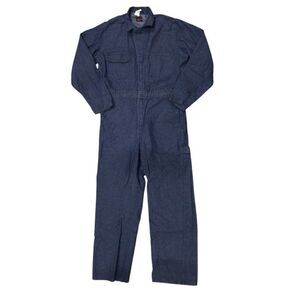 50s VTG Big Ben Blue Bell Coverall 38 Reg Blue Denim Utility Workwear Made USA